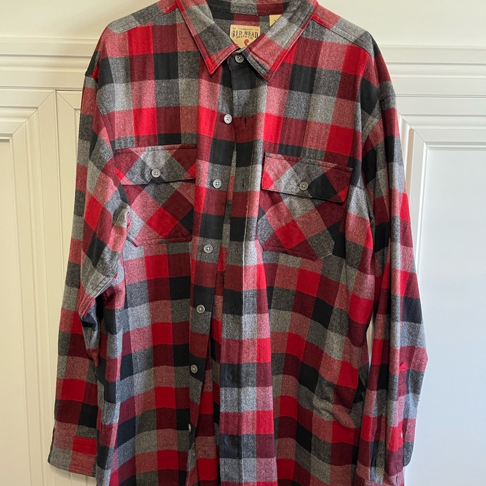 RedHead Classic Red and Black Checkered Shirt